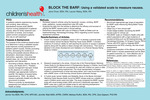 BLOCK THE BARF: Using a validated scale to measure nausea.