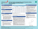 The Time it Counts: Counting Policy in the Perioperative Setting