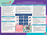 We Care about What You Think! Optimizing Patient-Family Satisfaction throughout the Heart Center by Alex Corkill, Evan Enos, Lisa Martina, Brett Roffine, Mya Thomas, and Camryn Toney