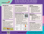 No More Line Mix-Ups: The Label Solution by Alexis Spain, Holly McKeethan, Lindsey Garvey, Molly Andersen, Natalie Romei, Catherine Fritz, Abigail Munoz, and KC Chamberlain