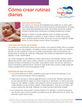 Como crear rutinas diarias by HealthySteps