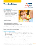 Toddler Biting by Healthy Steps