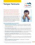 Temper Tantrums by Healthy Steps