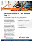 Extension of Foster Care Beyond Age 18